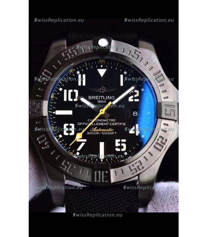 Breitling Avenger II Seawolf Airblack Swiss Replica Watch 1:1 Ultimate Swiss Replica Watch