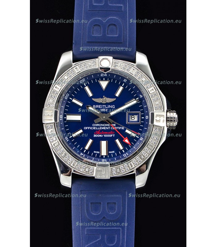 Breitling Avenger II Steel GMT Swiss Watch 1:1 Ultimate Edition - Blue Dial