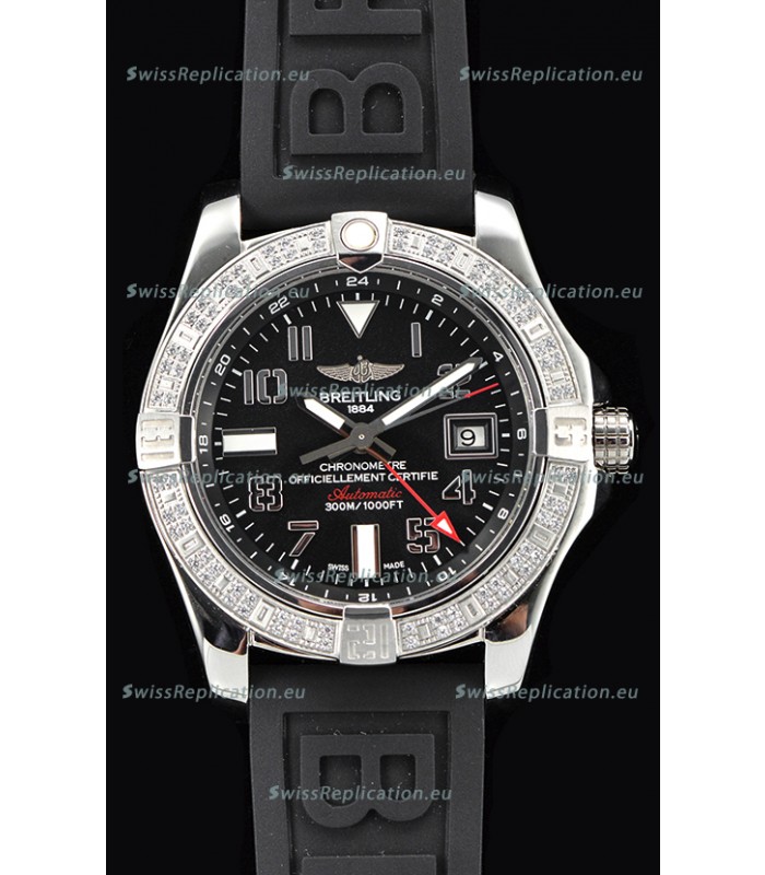 Breitling Avenger Steel GMT Swiss Watch 1:1 Ultimate Edition - Black Dial