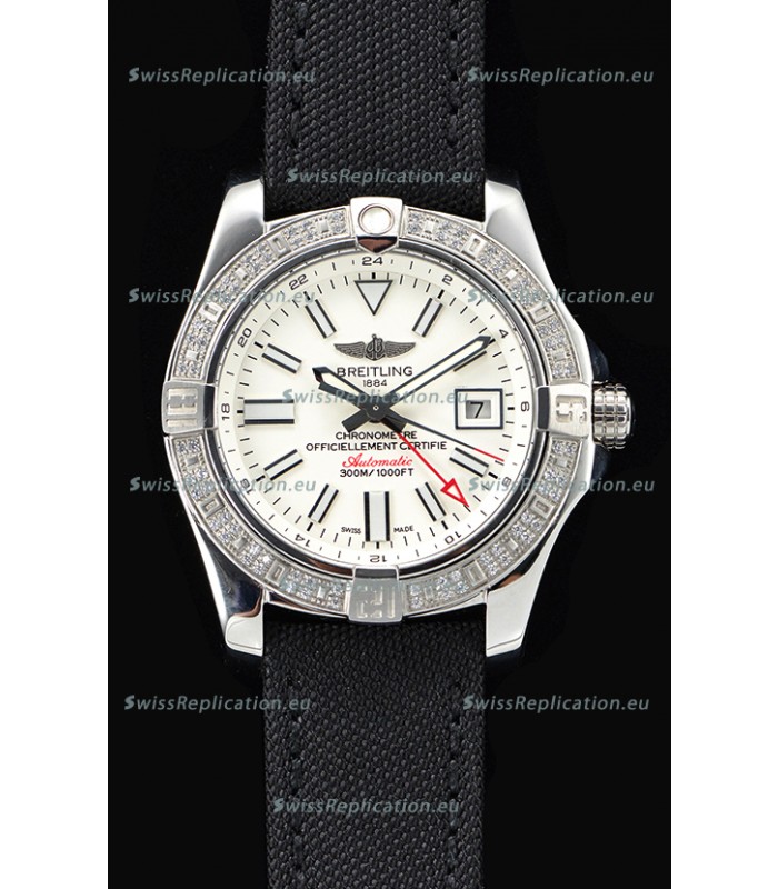 Breitling Avenger II Steel GMT Swiss Watch 1:1 Ultimate Edition - White Dial