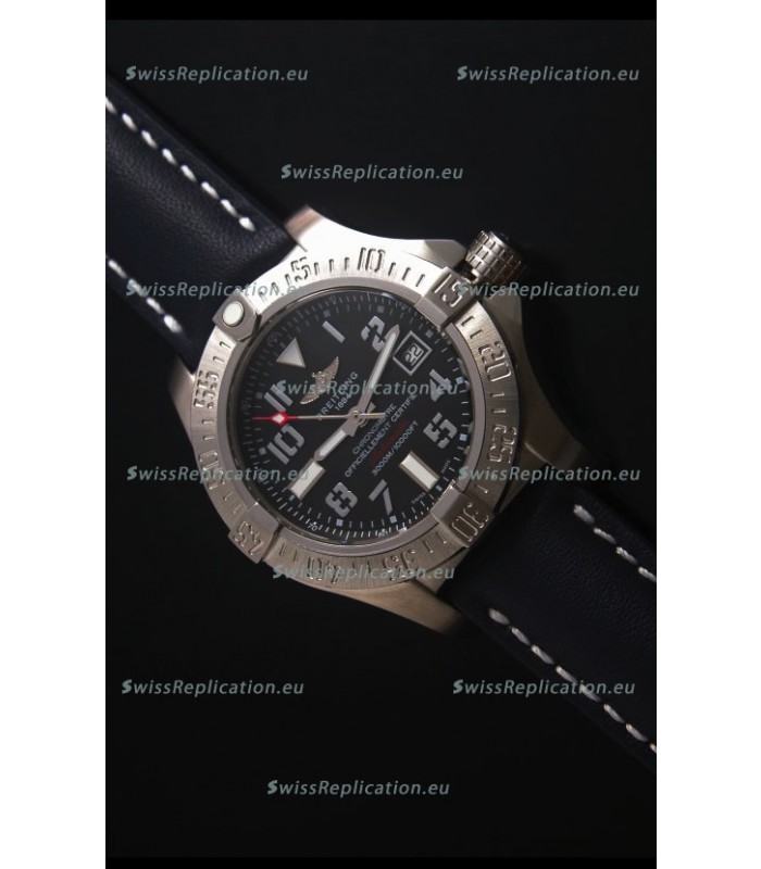 Breitling Avenger II Seawolf Black Dial 45MM - 1:1 Mirror Replica Watch
