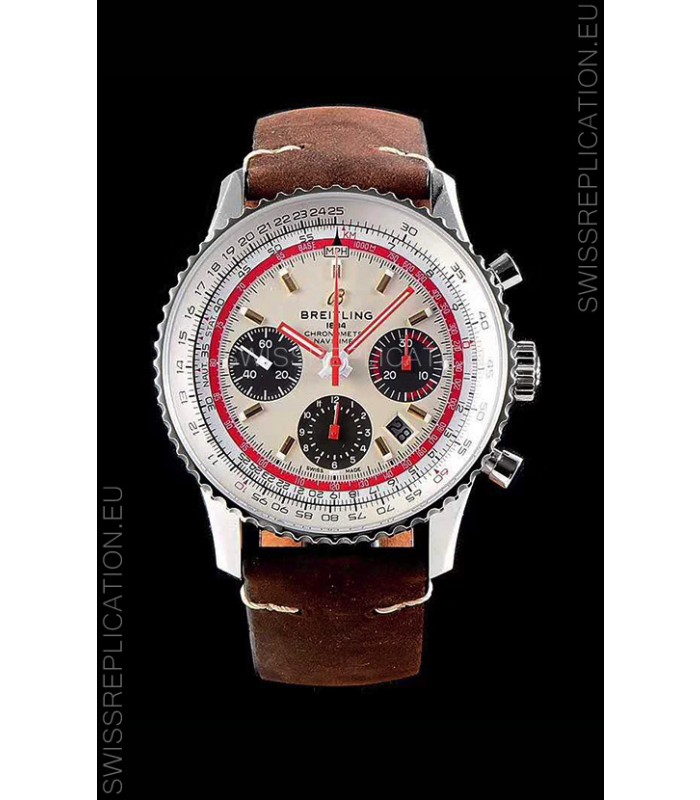Breitling Navitimer 1 B01 Chronograph TWA Edition 43MM - 904L 1:1 Mirror Replica Watch 