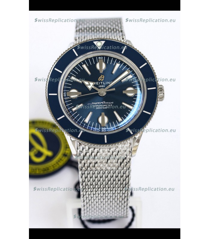 Breitling Superocean Heritage 57 Blue Dial 1:1 Mirror Swiss Replica Watch 