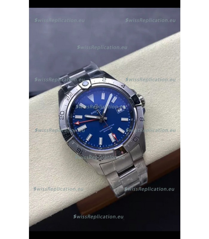 Breitling Avenger GMT Automatic 44 Swiss 1:1 Super Clone Replica Watch - Blue Dial 