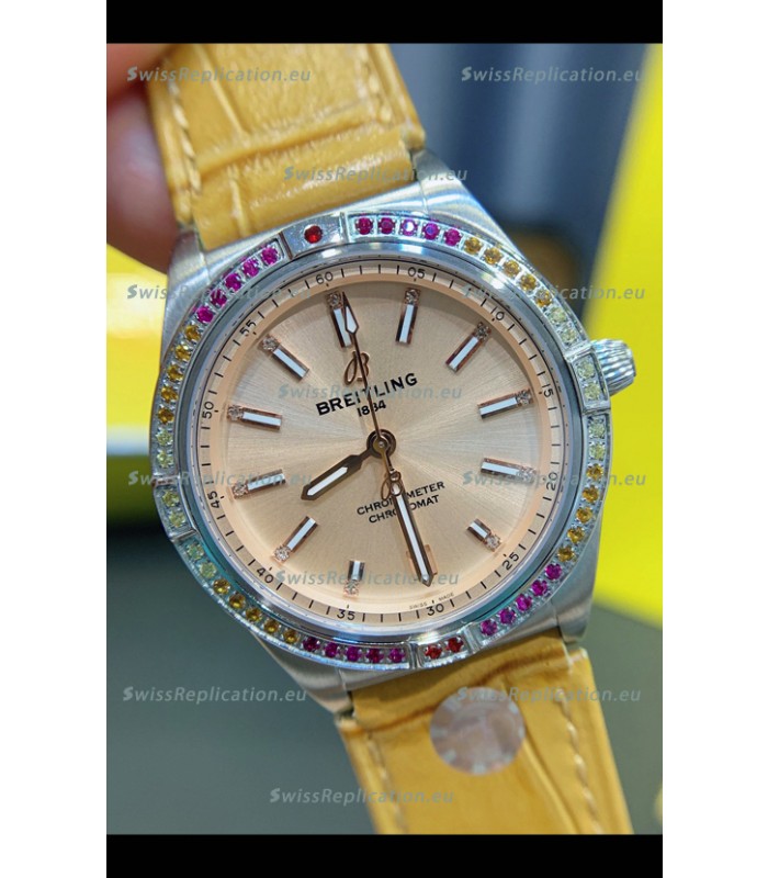 Breitling Chronomat Automatic 36MM 1:1 Mirror Swiss Replica Watch Steel Case