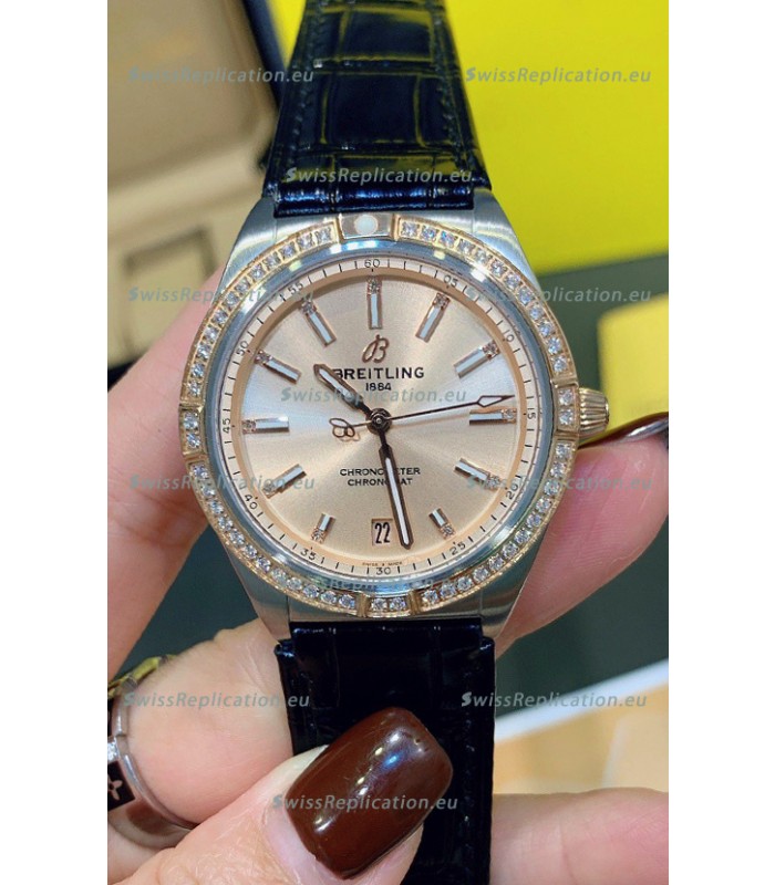 Breitling Chronomat Automatic 36MM 1:1 Mirror Swiss Replica Watch Steel Case