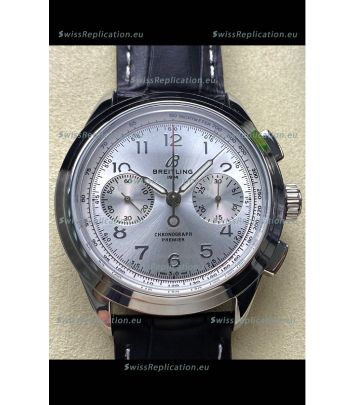 Breitling Premier B01 Chronograph 42 Edition Steel Casing Steel Dial - 1:1 Mirror Replica Watch