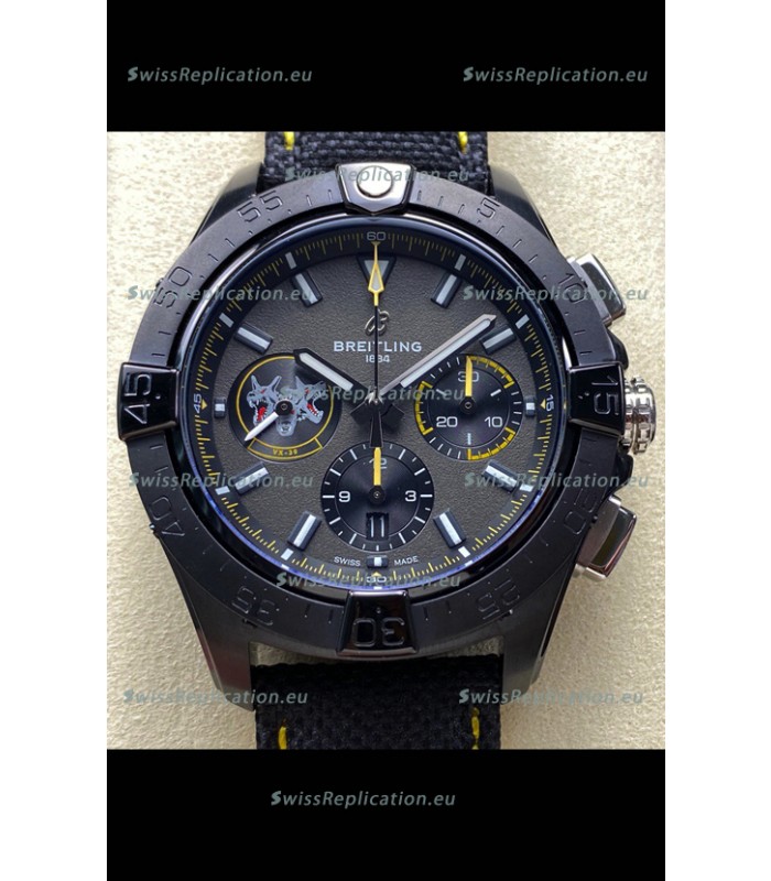 Breitling Super Clone Avenger B01 Chronograph 44 Night Mission Bloodhounds 1:1 Replica Watch