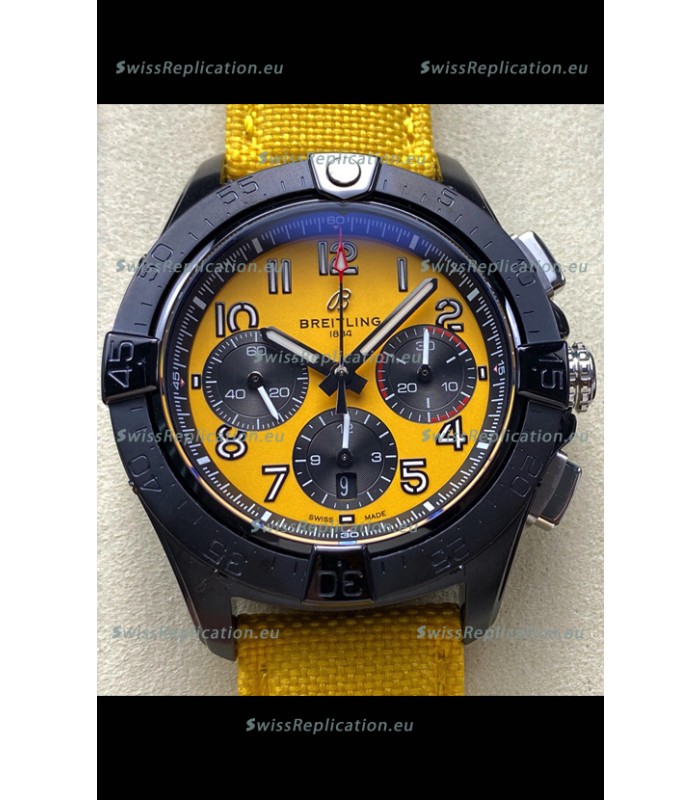 Breitling Super Clone Avenger B01 Chronograph 42 Night Mission 1:1 Mirror Swiss Replica Watch