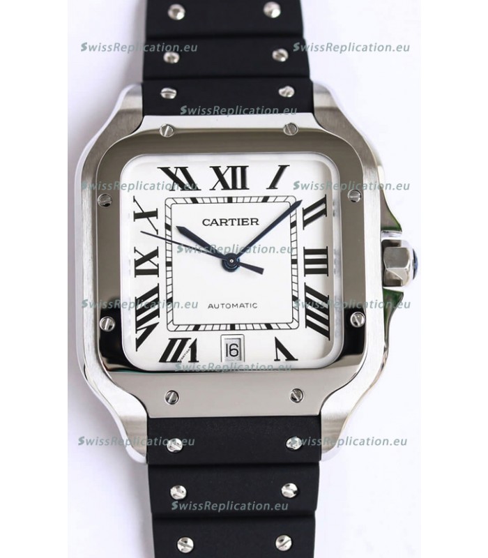 Santos De Cartier Stainless Steel Casing 1:1 Mirror Swiss Replica Watch 40MM