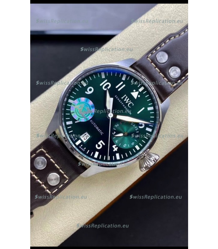 IWC Big Pilot IW501015 - Functional Power Reserve Green Dial 1:1 Mirror Watch