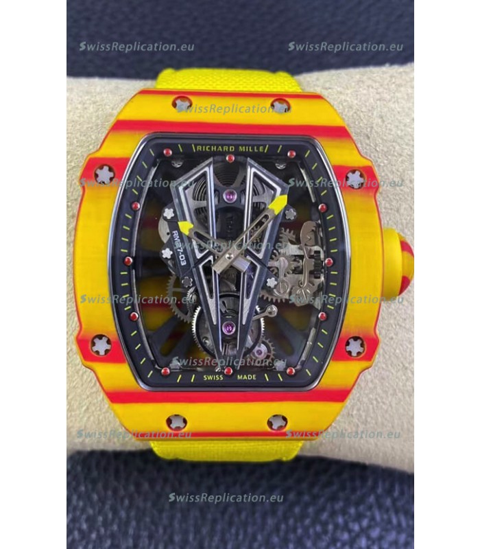 Richard Mille RM27-03 Rafael Nadal Genuine Tourbillon Movement 1:1 Mirror Replica Watch