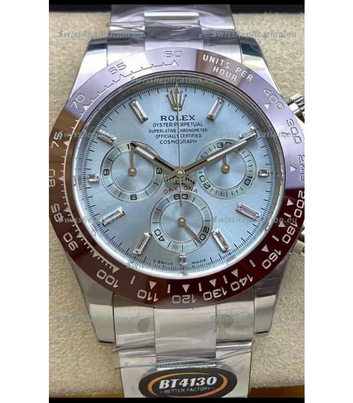 Rolex Cosmograph Daytona M116506-0002 ICE BLUE Dial Original Cal.4130 Movement - Ultimate 904L Steel Watch