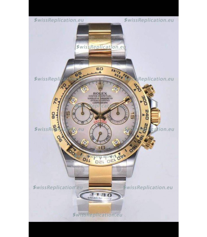 Rolex Cosmograph Daytona M116503-0007 2 Tone Yellow Gold Original Cal.4130 Movement - 904L Steel Watch