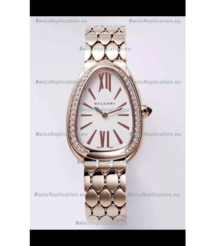 Bvlgari Serpenti Seduttori Edition in Rose Gold Casing Super Clone Watch