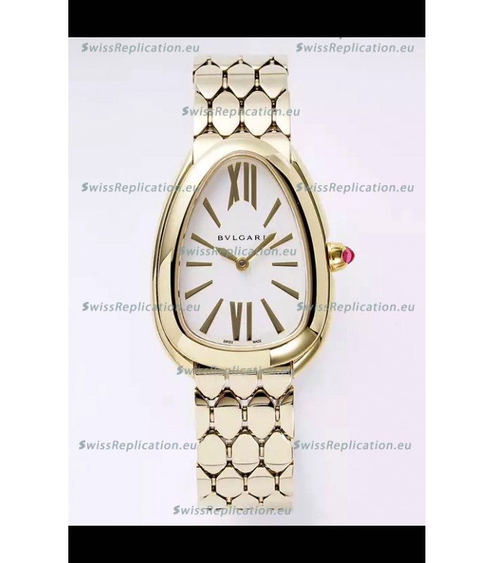 Bvlgari Serpenti Seduttori Edition in Yellow Gold Casing Super Clone Watch