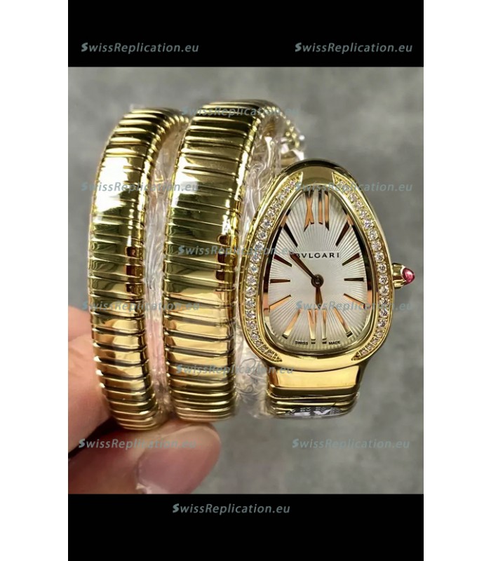 Bvlgari Serpenti Tubogas Double Spiral Rose Gold Super Clone Replica Watch