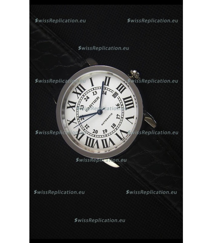Cartier "Ronde De Cartier" Stainless Steel Case Watch 