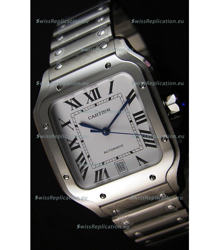 Cartier Santos De Cartier 1:1 Mirror Replica - 40MM Stainless Steel Watch 