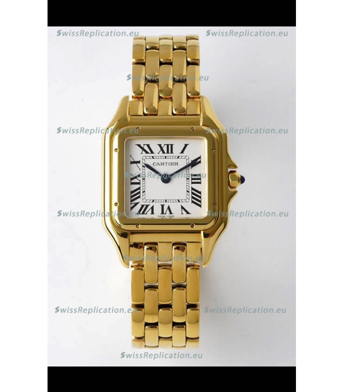 PANTHERE de Cartier Edition 27mm 1:1 Mirror Swiss Watch Yellow Gold Casing