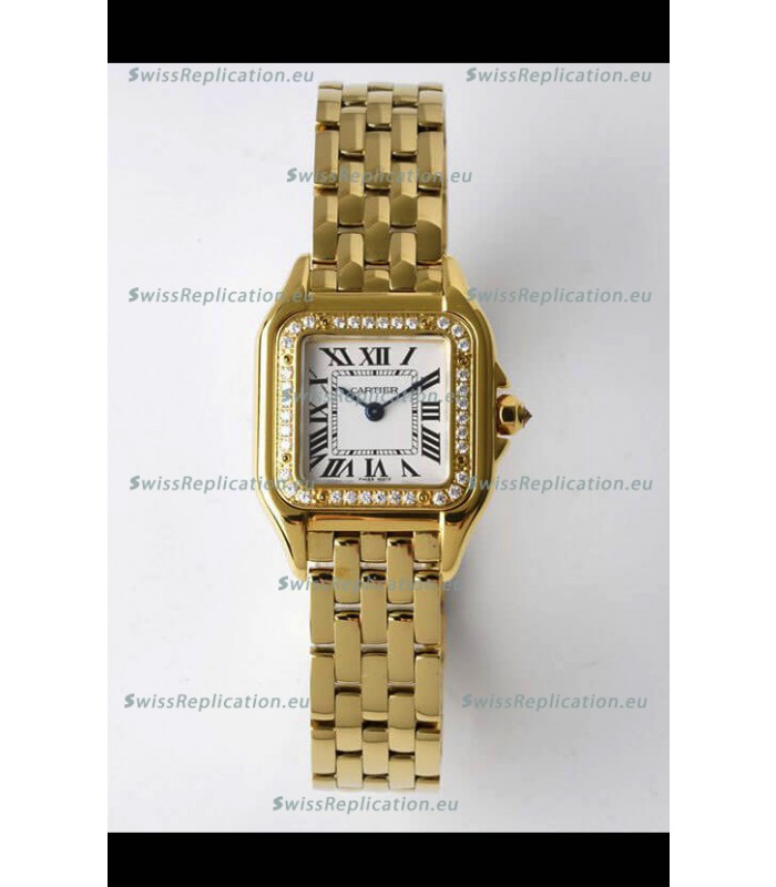 PANTHERE de Cartier Edition 22mm 1:1 Mirror Swiss Watch Yellow Gold Casing
