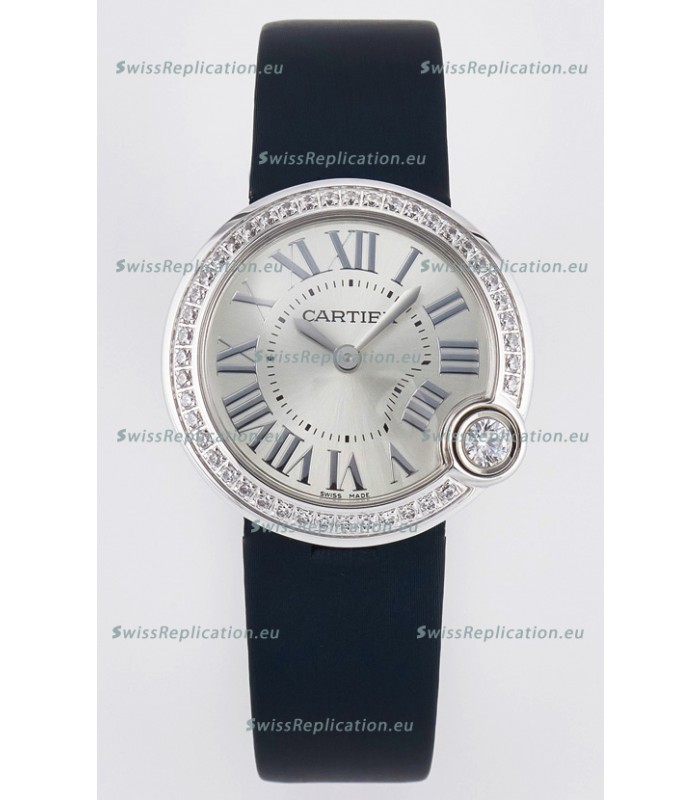 Ballon Blanc De Cartier Super Clone Watch 30MM Steel Casing 