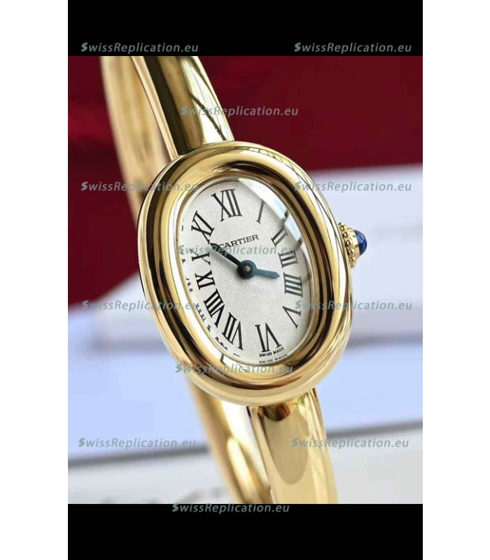 Baignoire De Cartier Yellow Gold Super Clone Quartz Replica Watch
