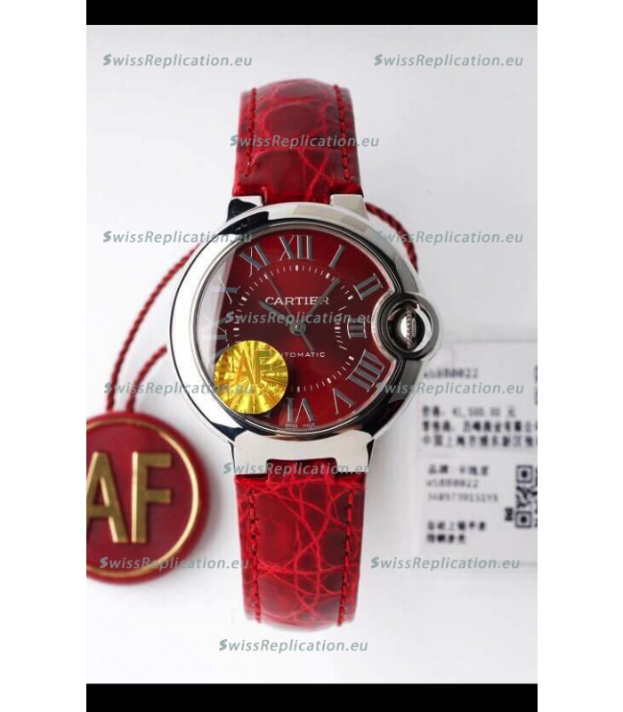 Ballon De Cartier Swiss Automatic 1:1 Mirror Quality 33MM in Steel Case 