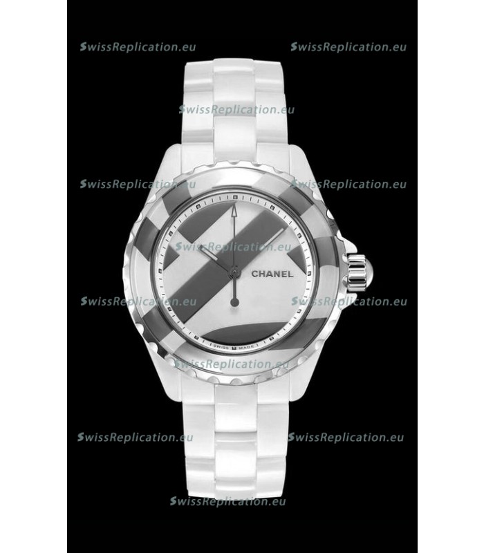 Chanel J12 Untitled White Ceramic Casing Watch 1:1 Mirror Replica Watch - 38MM Automatic Movement