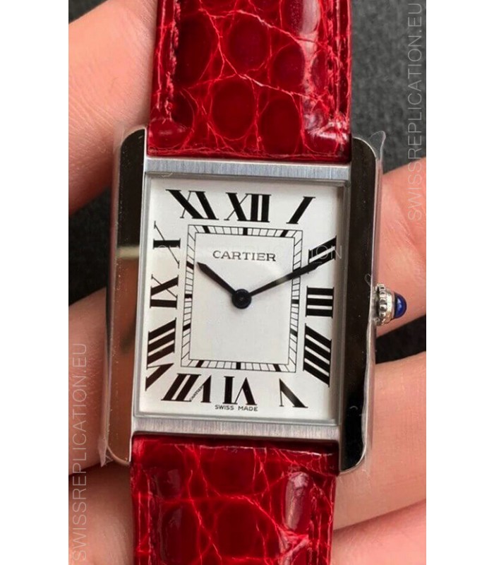 Cartier Tank Solo Swiss Quartz Watch in Stainless Steel Casing - 24MM Wide