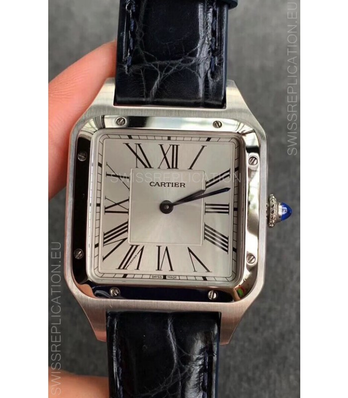 Cartier Santos Dumont 1:1 Mirror Swiss Replica Watch in Steel Casing 38MM
