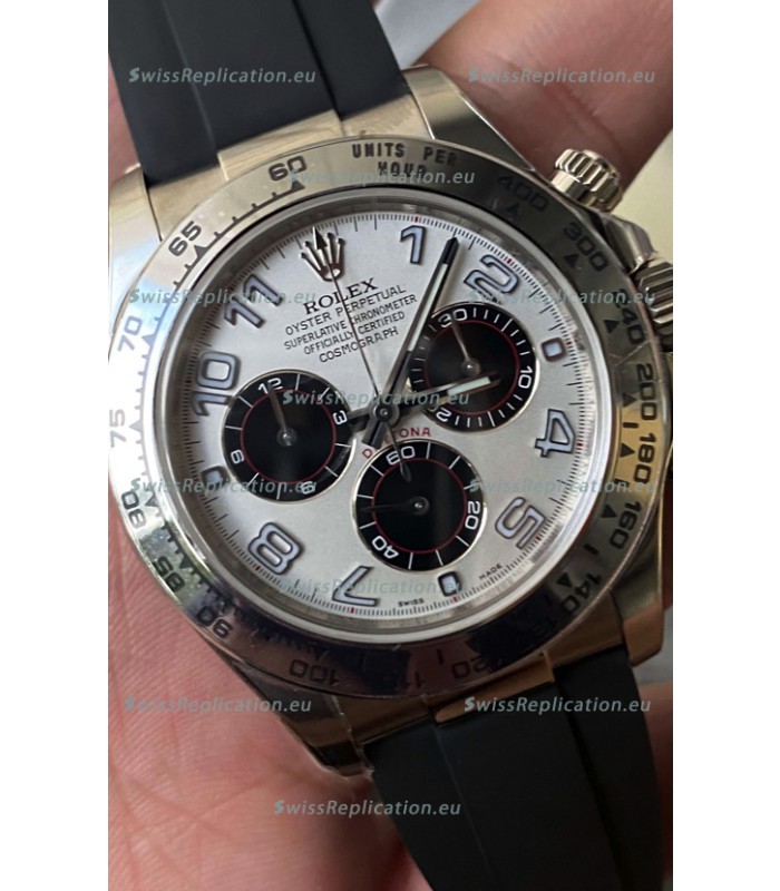 Rolex Cosmograph Daytona 116509 White Dial Cal.4130 Movement - 904L Steel Watch