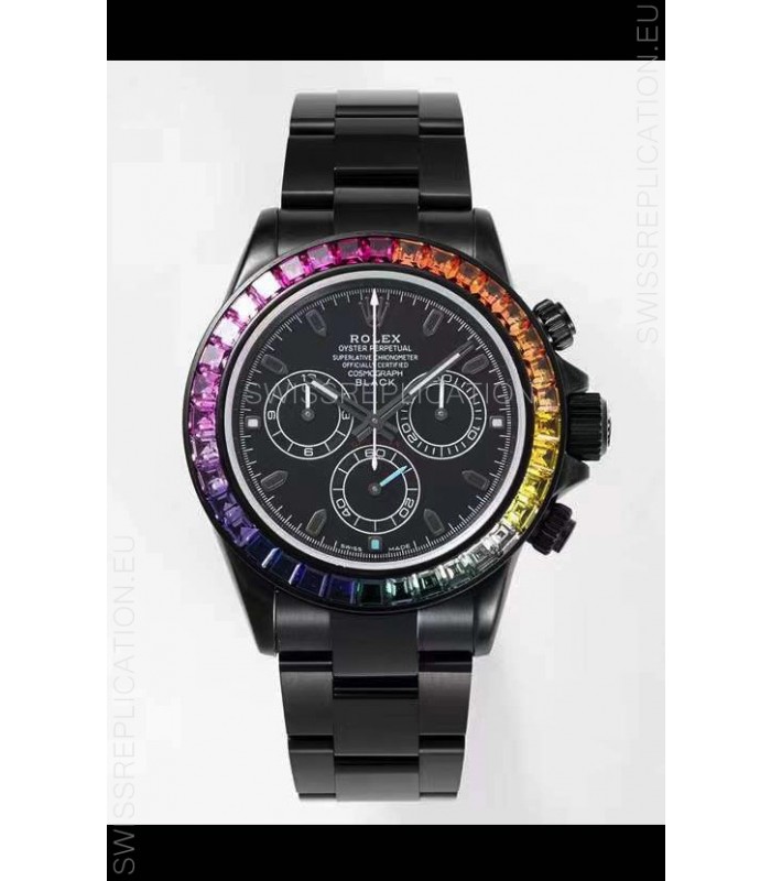 Rolex Daytona Blaken Edition Swiss 1:1 Mirror Replica Cal.4130 Movement PVD Casing