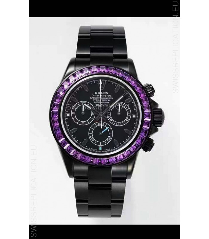 Rolex Daytona Blaken Edition Swiss 1:1 Mirror Replica Cal.4130 Movement PVD Casing