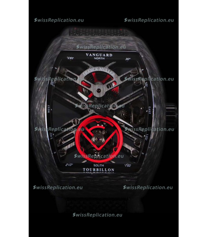 Franck Muller Vanguard Skeleton Tourbillon Swiss Replica Watch