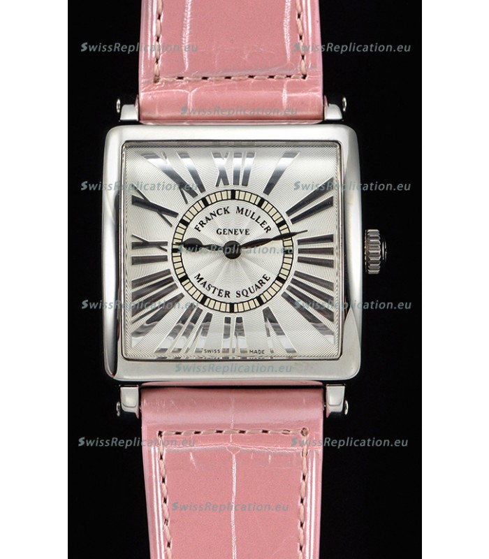 Franck Muller Master Square Ladies Pink Strap 1:1 Mirror Replica Watch