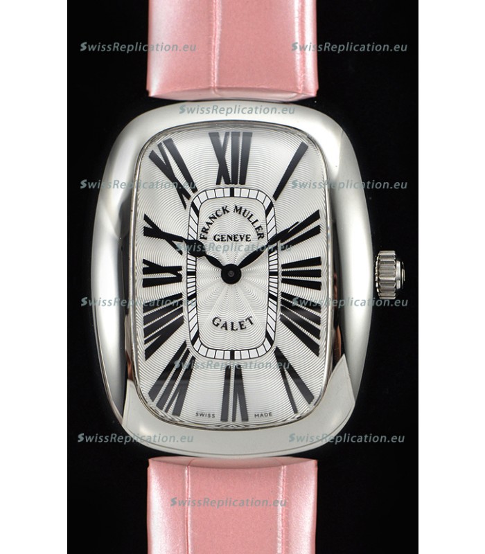 Franck Muller Galet Ladies Swiss Quartz Pink Strap Watch
