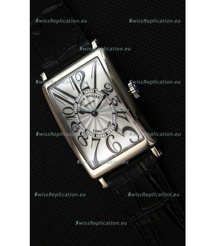 Franck Muller Long Island Ladies Replica Watch in Swiss Quartz Movement Black Strap 