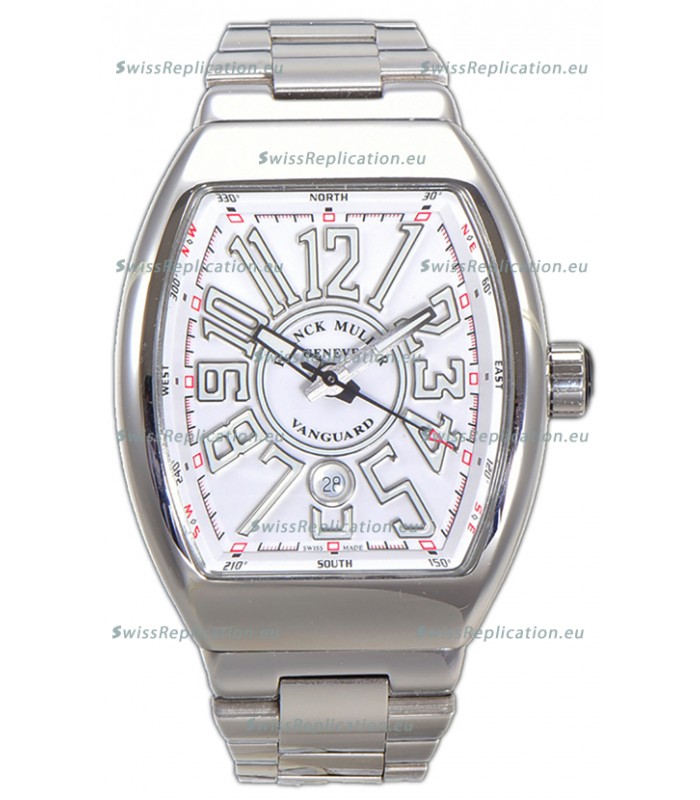 Franck Muller Vanguard Yachting V45 Stainless Steel Casing Swiss Replica Watch 