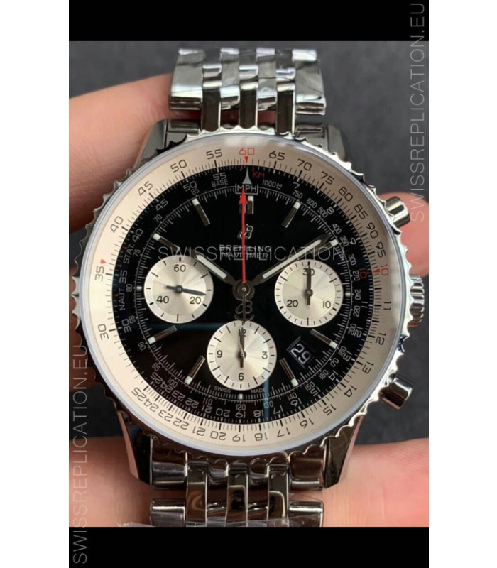 Breitling Navitimer 1 B01 Chronograph Edition 43MM - Black Dial 904L 1:1 Mirror Replica Watch