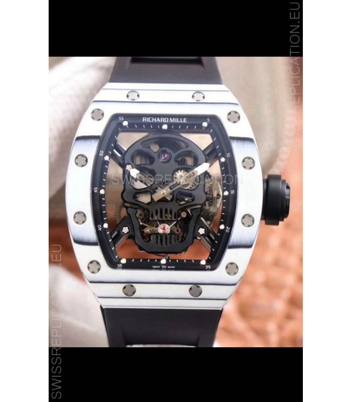Richard Mille RM052-1 Tourbillon in White Ceramic Casing - 1:1 Mirror Quality 