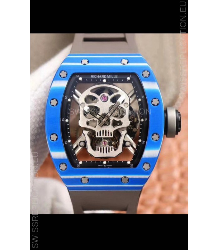 Richard Mille RM052-1 Tourbillon in Blue Ceramic Casing - 1:1 Mirror Quality 