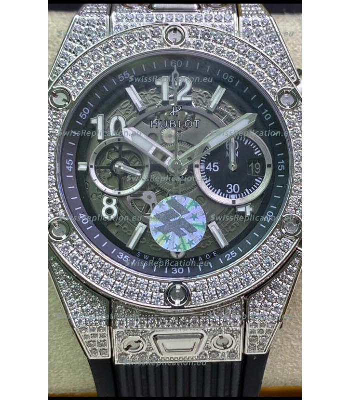 Hublot Big Bang Unico Diamonds 1:1 Mirror Edition Swiss Replica Watch 