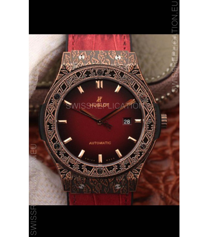 Hublot Classic Fusion Fuente Limited Edition Bronze 45MM Swiss Replica Watch 