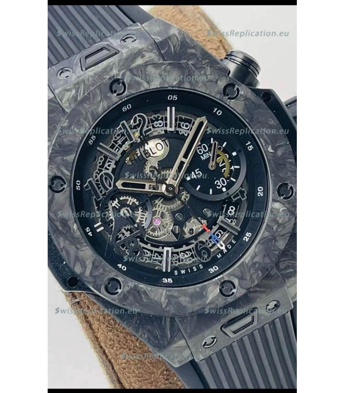 Hublot Big Bang Unico Black Carbon Las Vegas Boutique Edition Swiss Replica Watch 