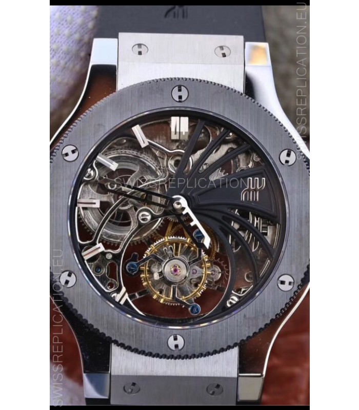 Hublot Classic Fusion Swiss Tourbillon 1:1 Mirror Replica - Steel Casing 45MM