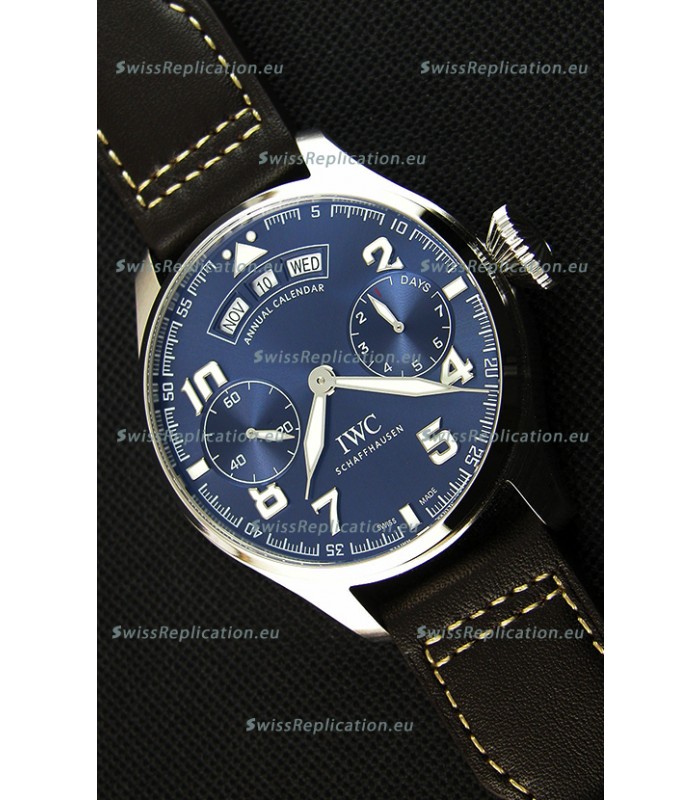 IWC Big Pilot Annual Calender Steel Blue Le Petit Prince Edition 1:1 Mirror Replica