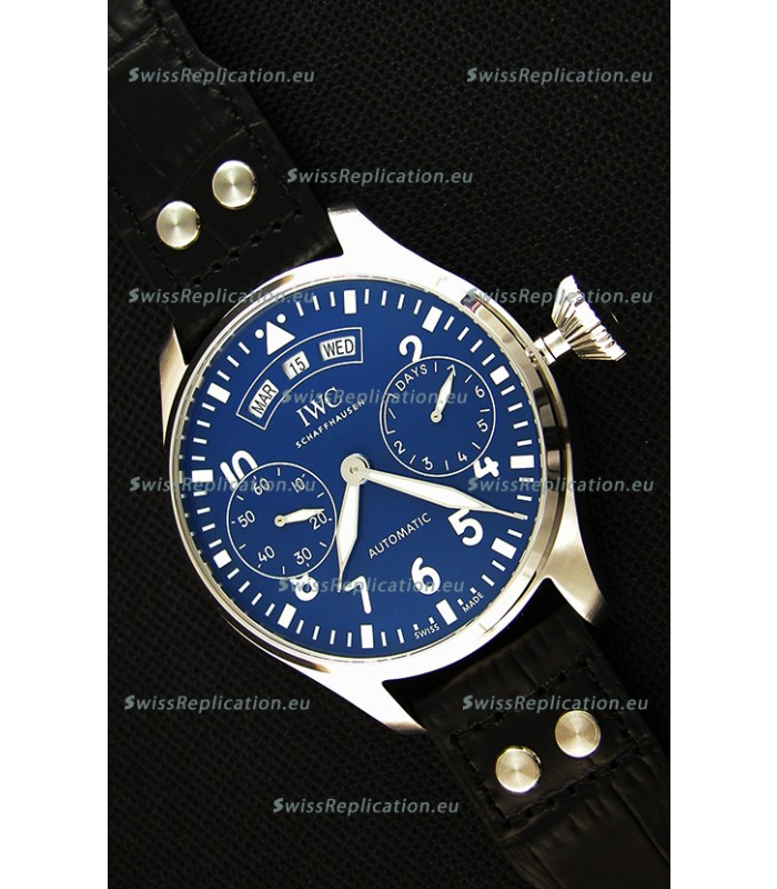 IWC Big Pilot Annual Calendar IW502702 Spitfire Blue Dial Swiss 1:1 Mirror Replica