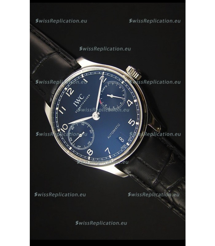 IWC IW500703 Portugieser Swiss 1:1 Mirror Replica Watch Black Dial - Updated 2016 Version