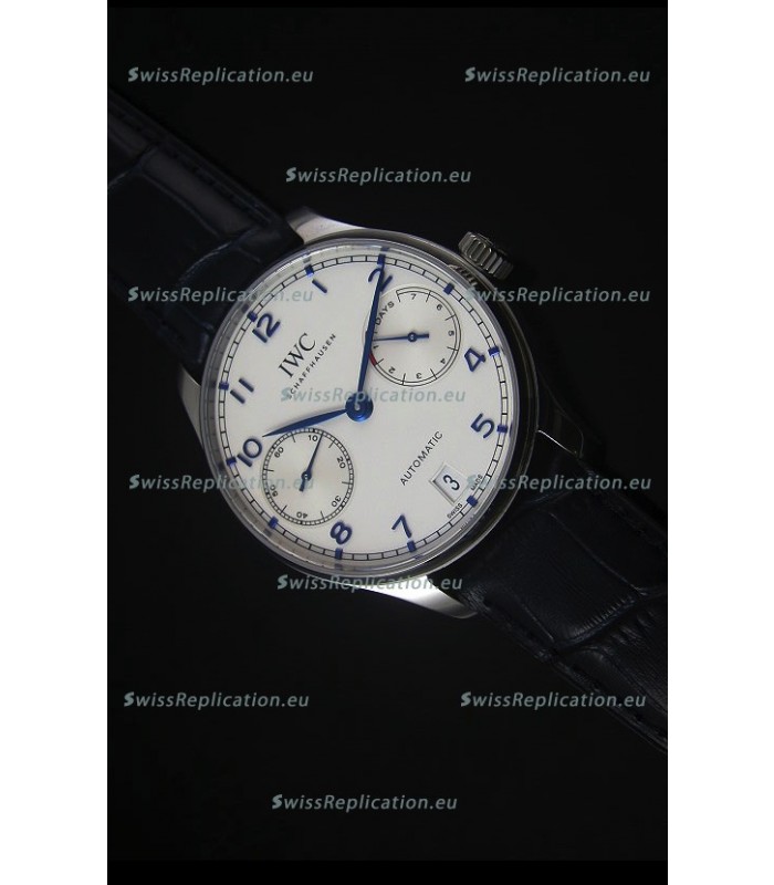 IWC IW500705 Portugieser Swiss 1:1 Mirror Replica Watch White Dial - Updated 2016 Version